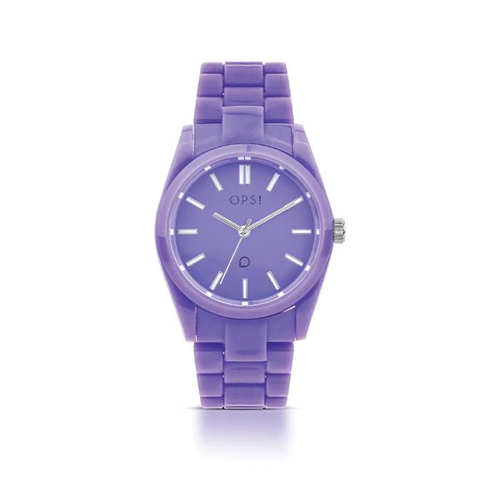 Orologio Donna Ops Vivid Plastica Lucida Viola Scuro OPSPW-987