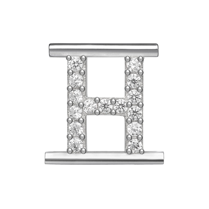Ciondoli Donna Eleonora Giordani Argento Lettera H Zirconi EG0008
