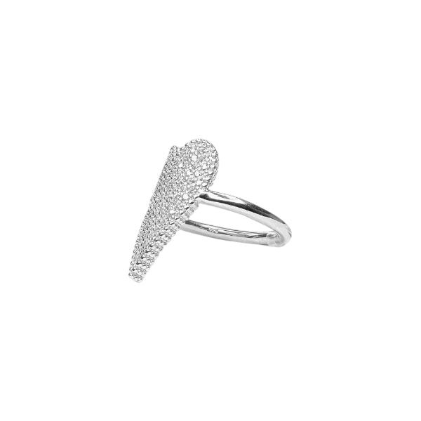 Anello Donna Re Mida Argento 925 Regolabile Cuore Stella Zirconi