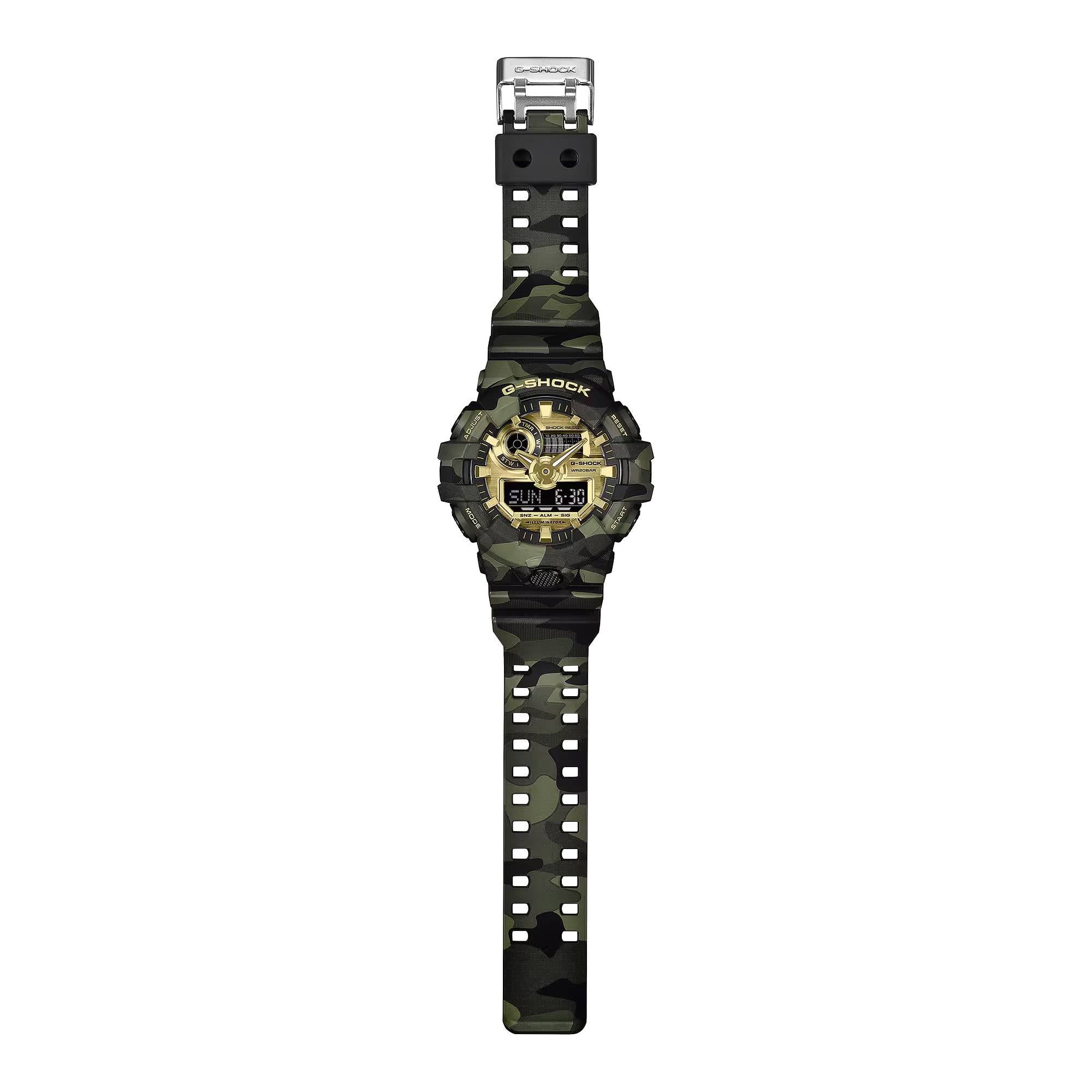 Orologio Uomo Casio G-SHOCK Camuoflage Verde GA-700CMG-3AER