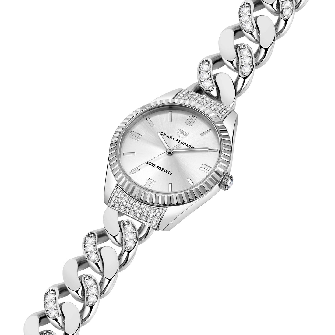Orologio Donna Chiara Ferragni Quarzo Solo Tempo Acciaio Zirconi