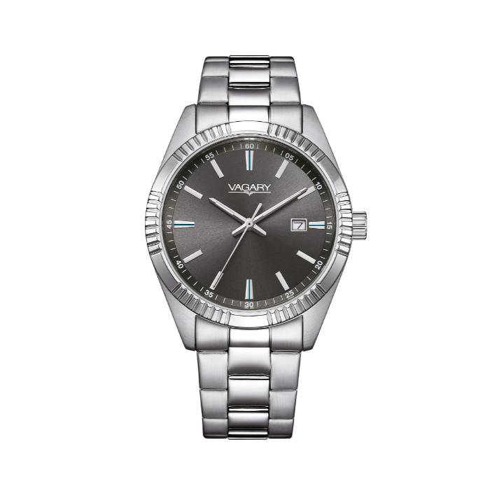 Orologio Uomo Vagary By Citizen Timeless Quarzo Acciaio Nero IB9-115-63