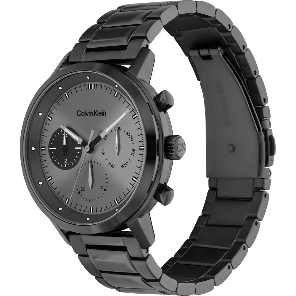 Orologio Uomo Calvin Klein Acciaio Nero PVD Quarzo Cronografo CK25200062