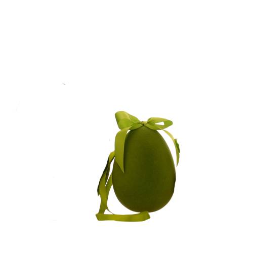 Uovo Vetur Verde MedioFiocco 15 cm 9727447