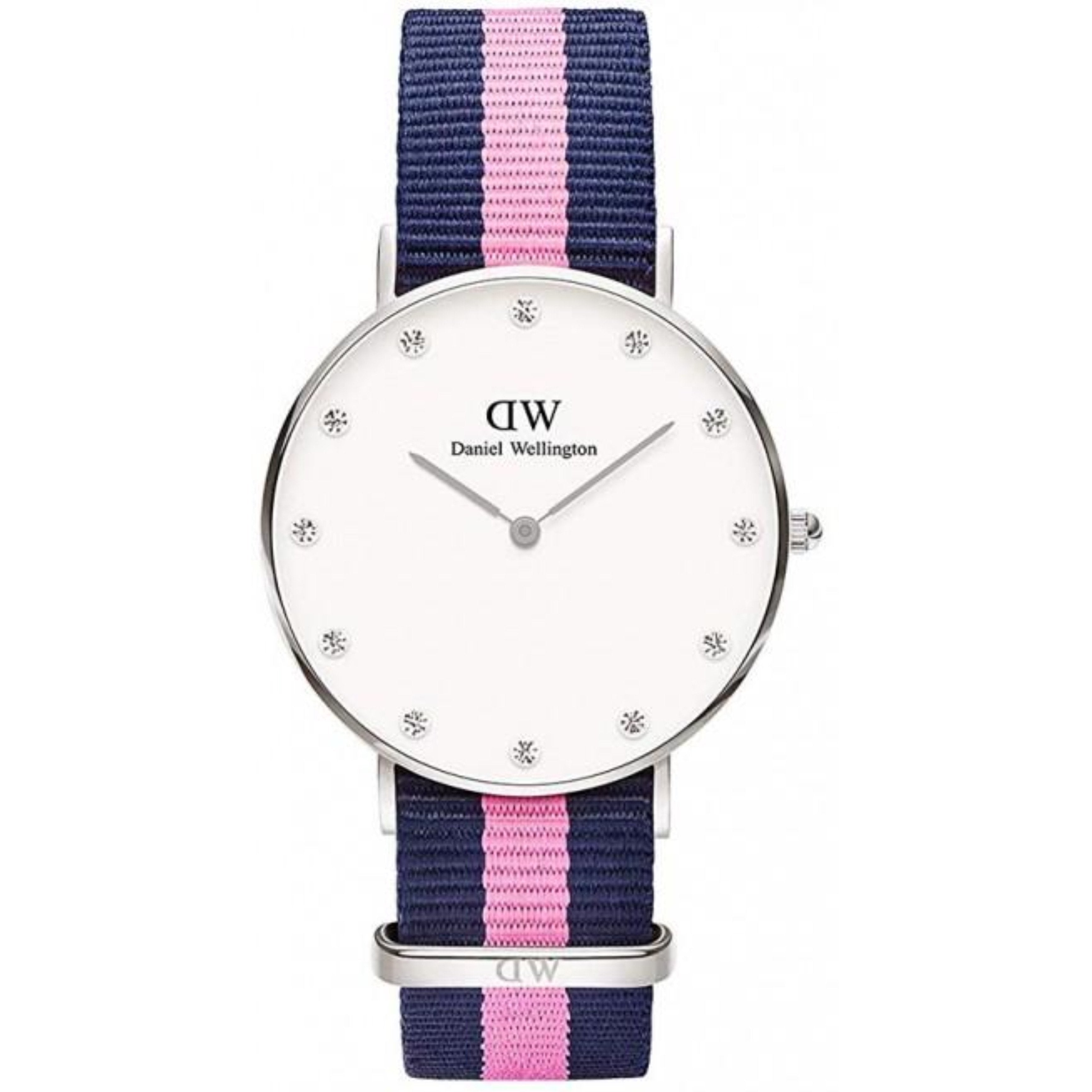 Orologio Donna Daniel Wellington Classic Acciaio Rosè Zirconi Cordura 34 mm DW00100081