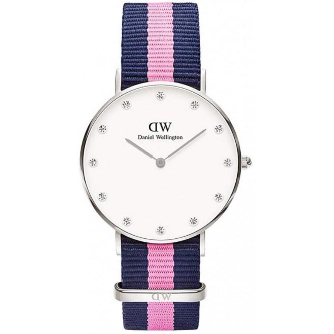 Orologio Donna Daniel Wellington Classic Acciaio Rosè Zirconi Cordura 34 mm DW00100081