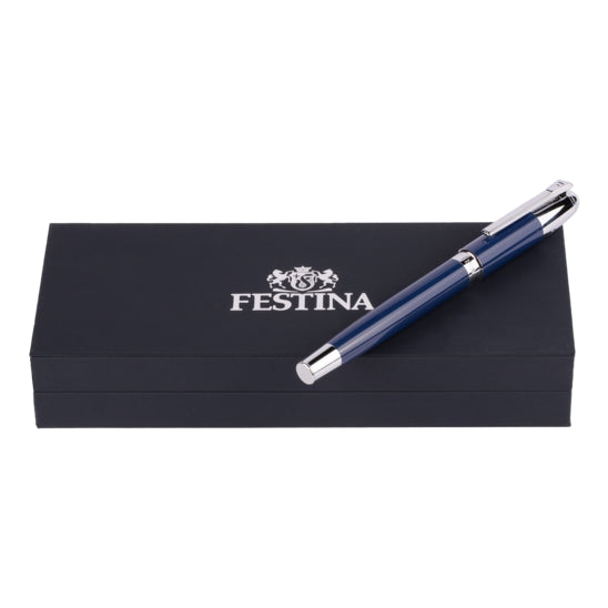 Penna Uomo Festina Acciaio Blu Stilografica FWS2109/L