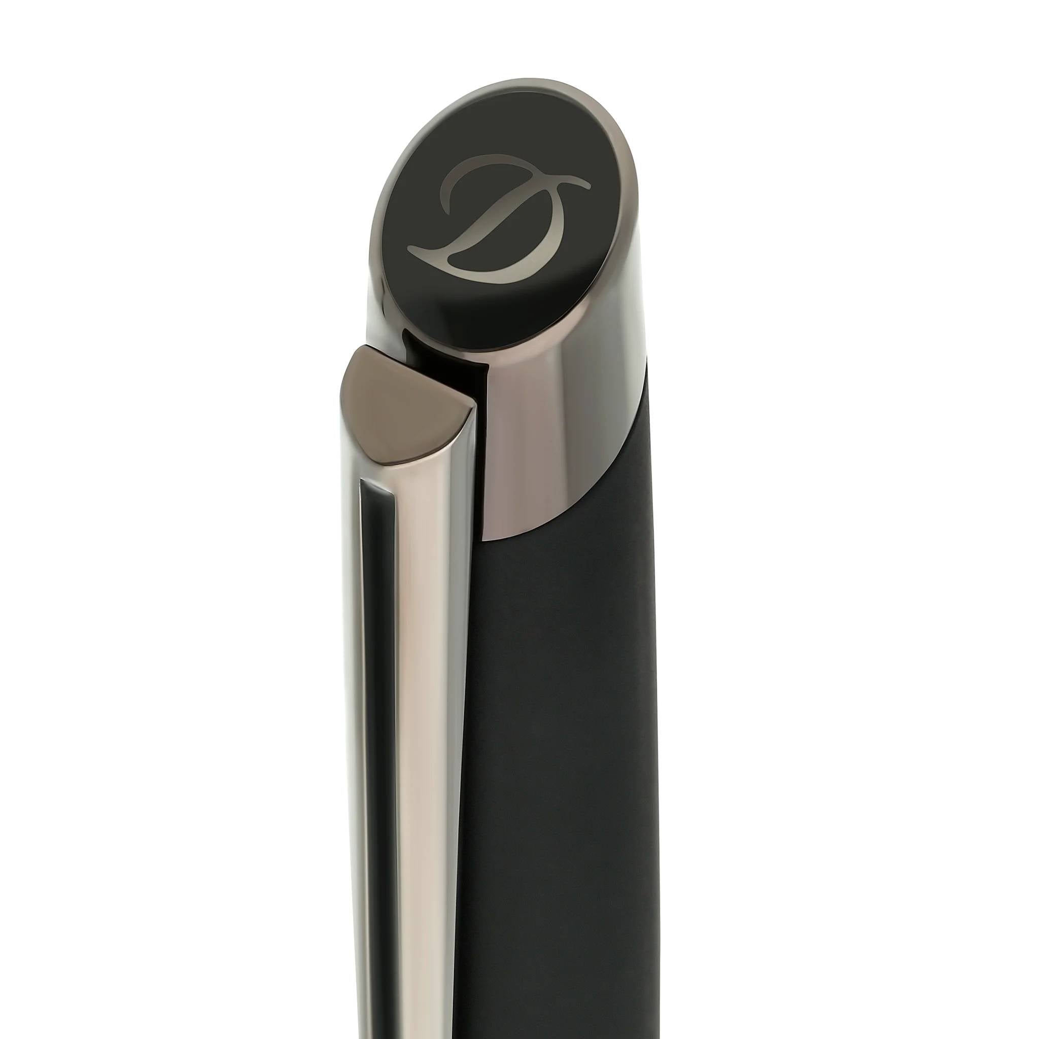 Penna Uomo Dupont Sfera Defi Acciaio Canna Di Fucile Opaco 405719