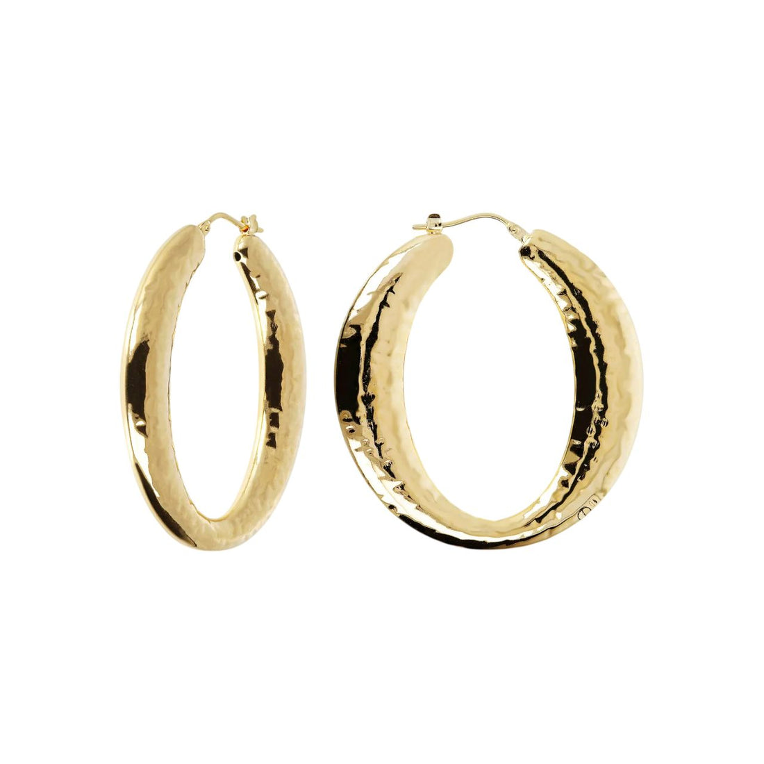 Orecchini Donna Etrusca Cerchi Bronzo Dorato Oro 18 KT WSET00557.YG
