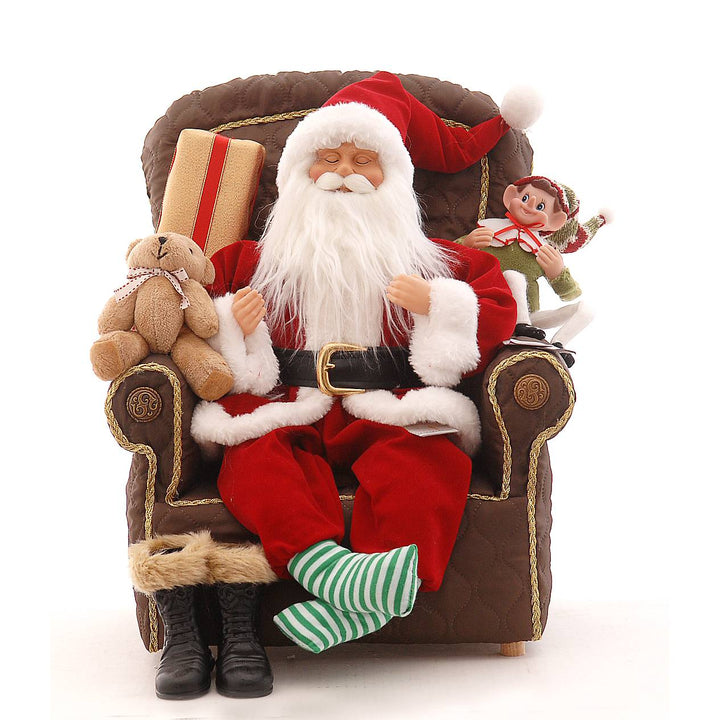 Babbo Natale Vetur Rosso 44,50 cm 17128