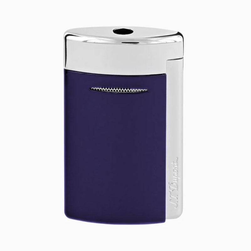 Accendino Uomo Dupont New Minijet Acciaio Smalto Blu Fiamma 010811