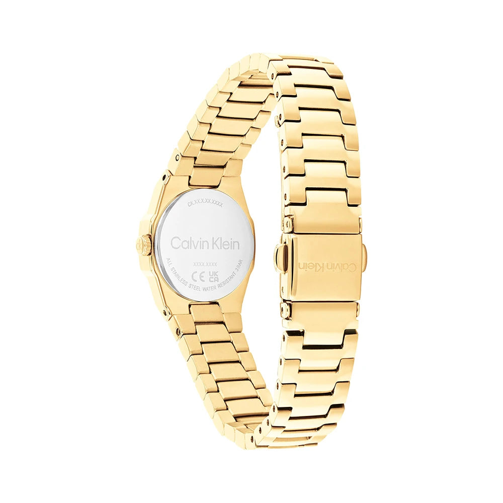 Orologio Donna Acciaio Oro Calvin Klein Quarzo Solo Tempo 25100142