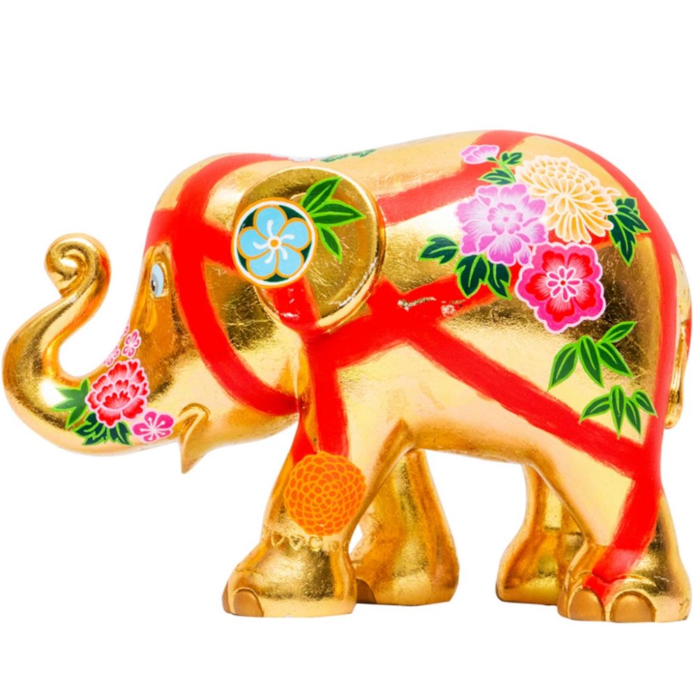 Scultura Elefante Onlylux Edo 20cm Resina Dipinto A Mano 8858831256811
