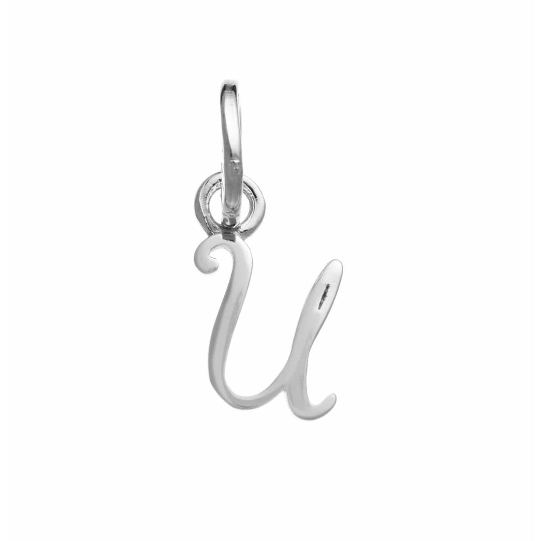 Charm Donna Giovanni Raspini Argento 925 Lettera U Juliet Realizzato A Mano 10740