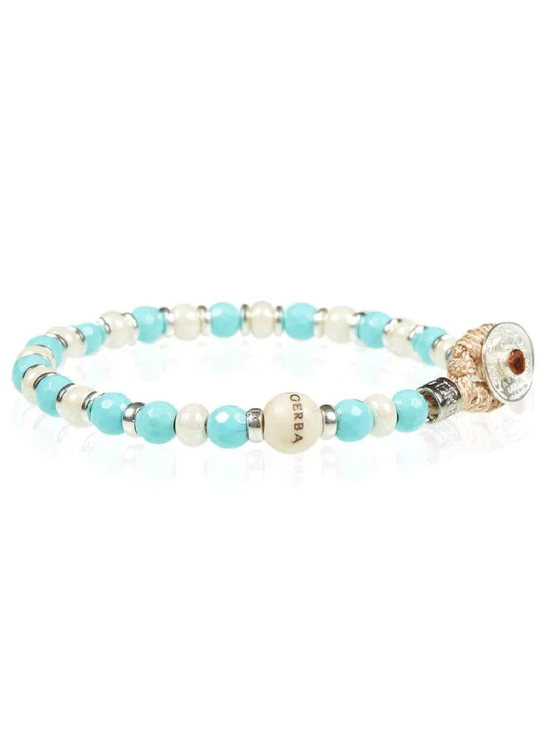 Bracciale Unisex Gerba Argento 925 Pietra Ceramica Multicolore Lucida SEA&SAND 02