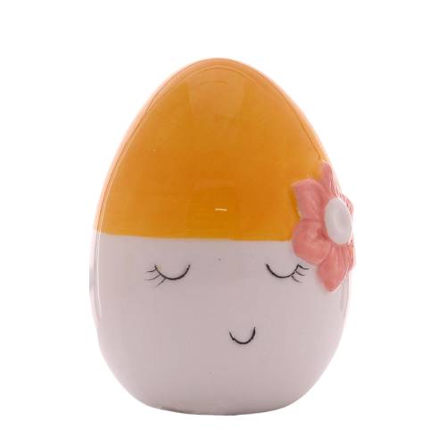 Uovo Vetur Arancio Ceramica 8,80 cm 9727509