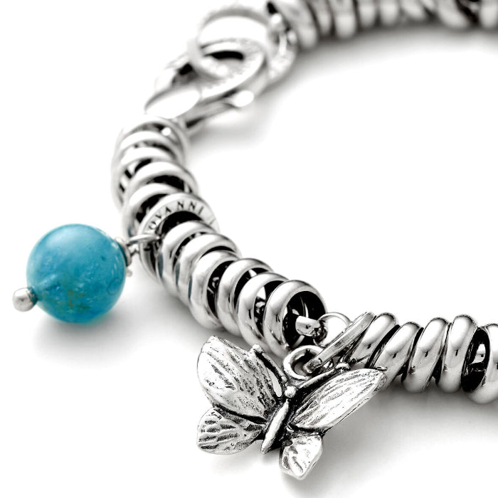 Charm Donna Giovanni Raspini Argento 925 Mini Farfalla Realizzato A Mano 06439