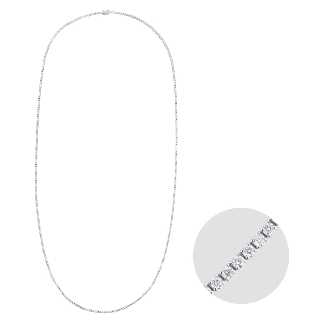 Collana Donna X Diamond Tennis Oro 9 KT Diamanti Sintetici XDGTQ060WB375