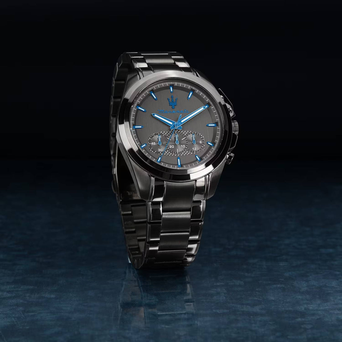 Orologio Uomo Maserati Dark Edition Acciaio Quarzo Nero Data R8873654001