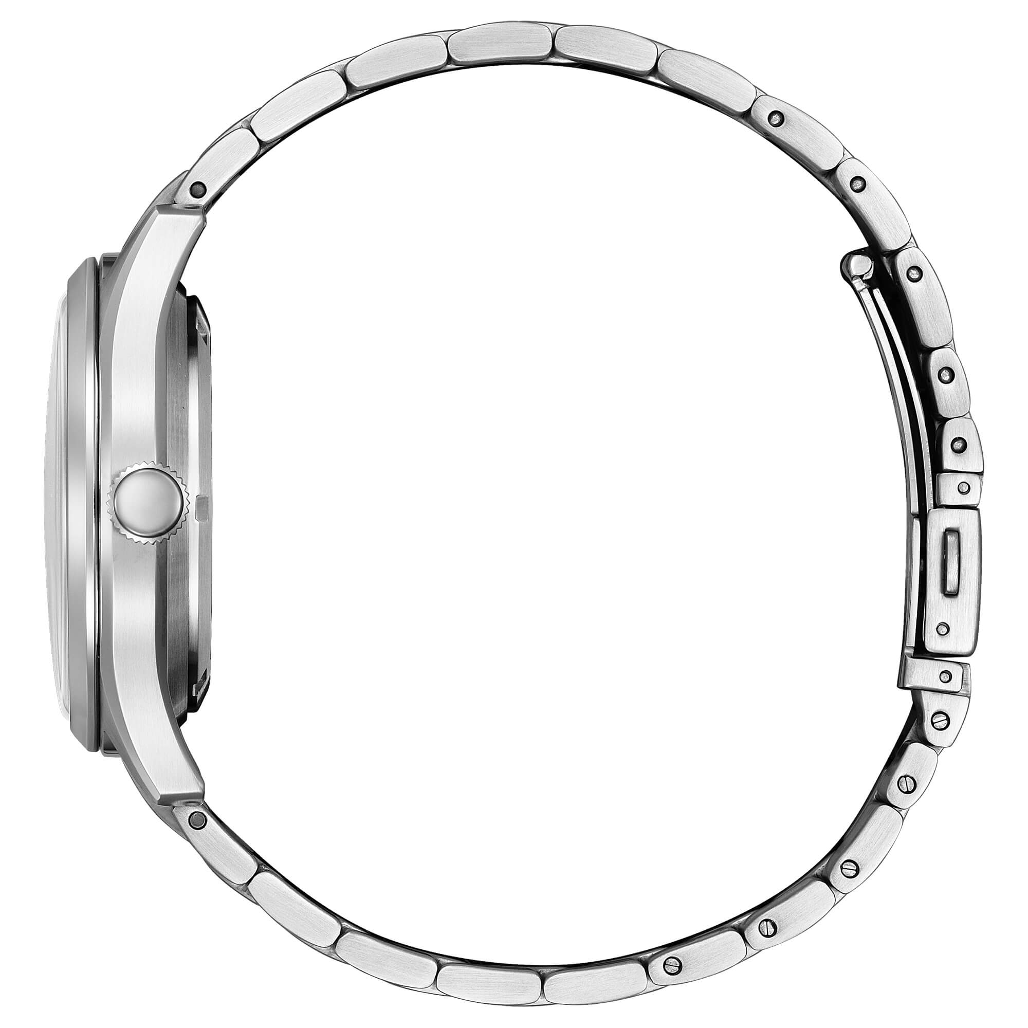 Orologio Uomo Citizen Automatico Acciaio Bianco Doppia Data NH8391-51A