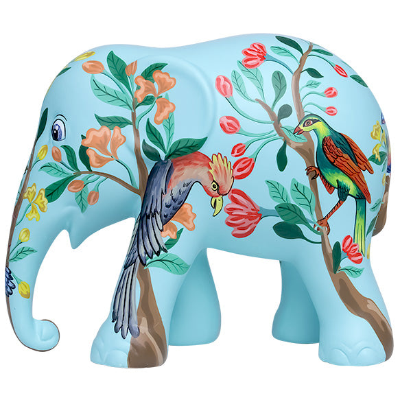 Scultura Elefante OnlyLux Resina Aves de Arequipa cm 15 Dipinto A Mano 8858831272644