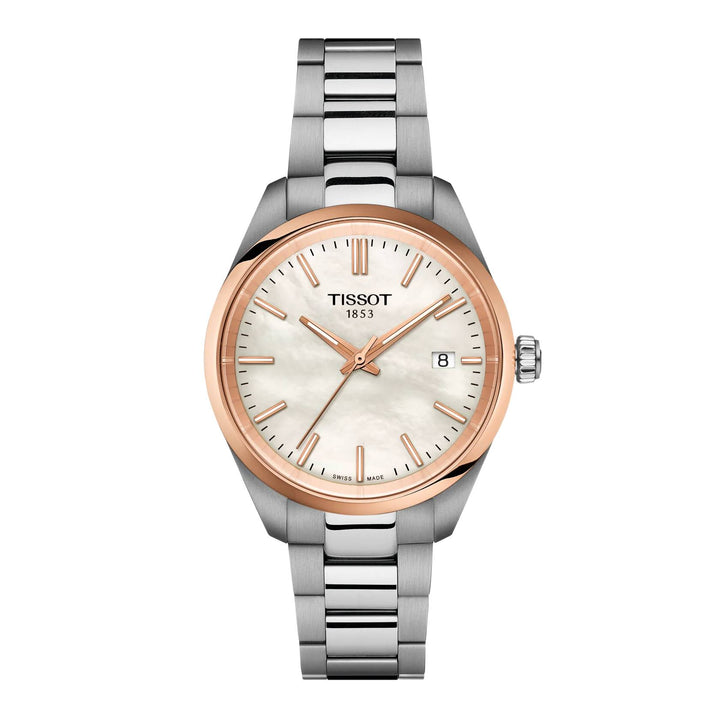 Orologio Donna Tissot PR100 Acciaio Bicolore Quarzo T1504102111100