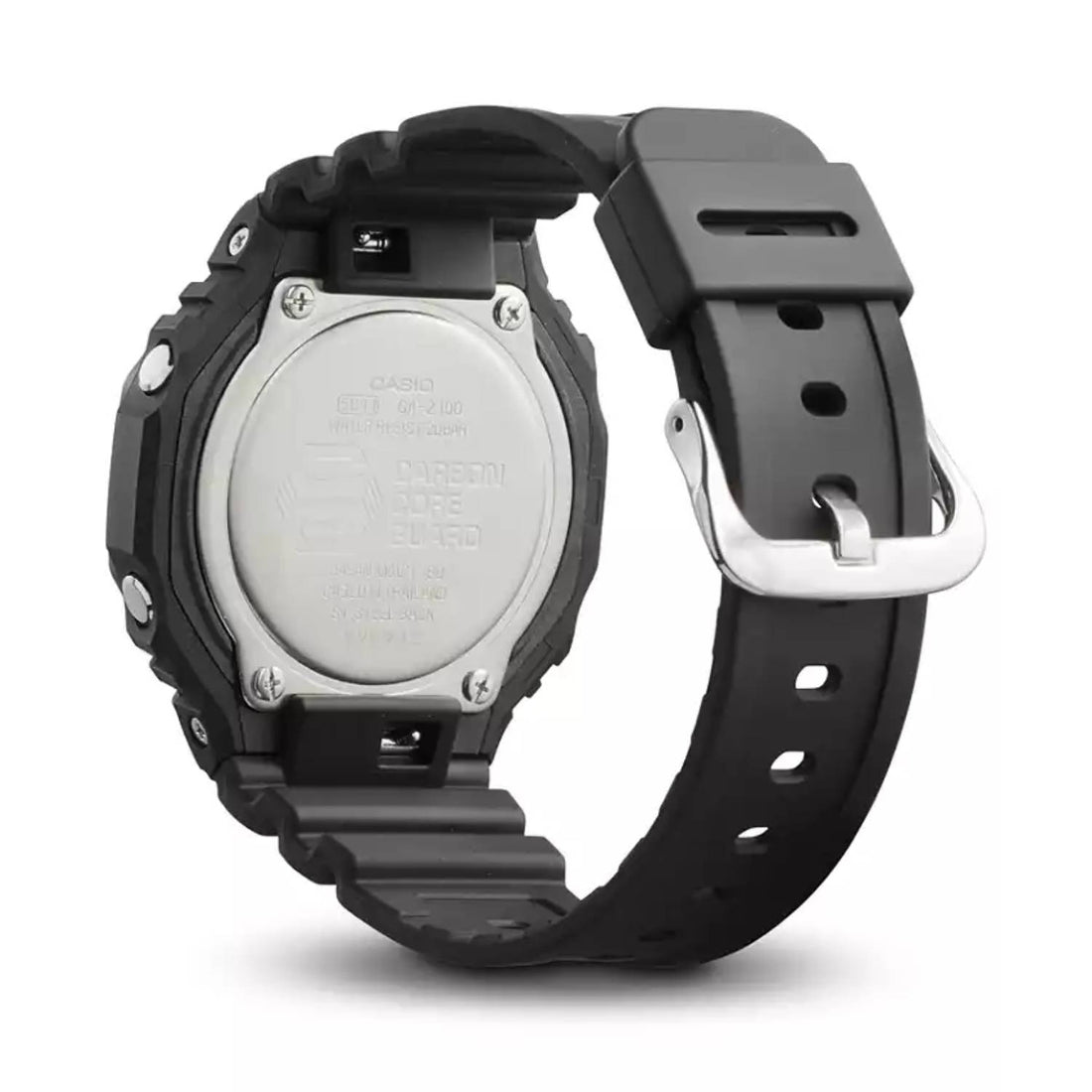 Orologio Uomo Casio G-SHOCK Gomma Quarzo Nero Data Solo Tempo GA-2100-1A3ER