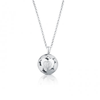 Collana Donna Chiama Angeli Roberto Giannotti Argento 925 Traforato Cuori SFA152