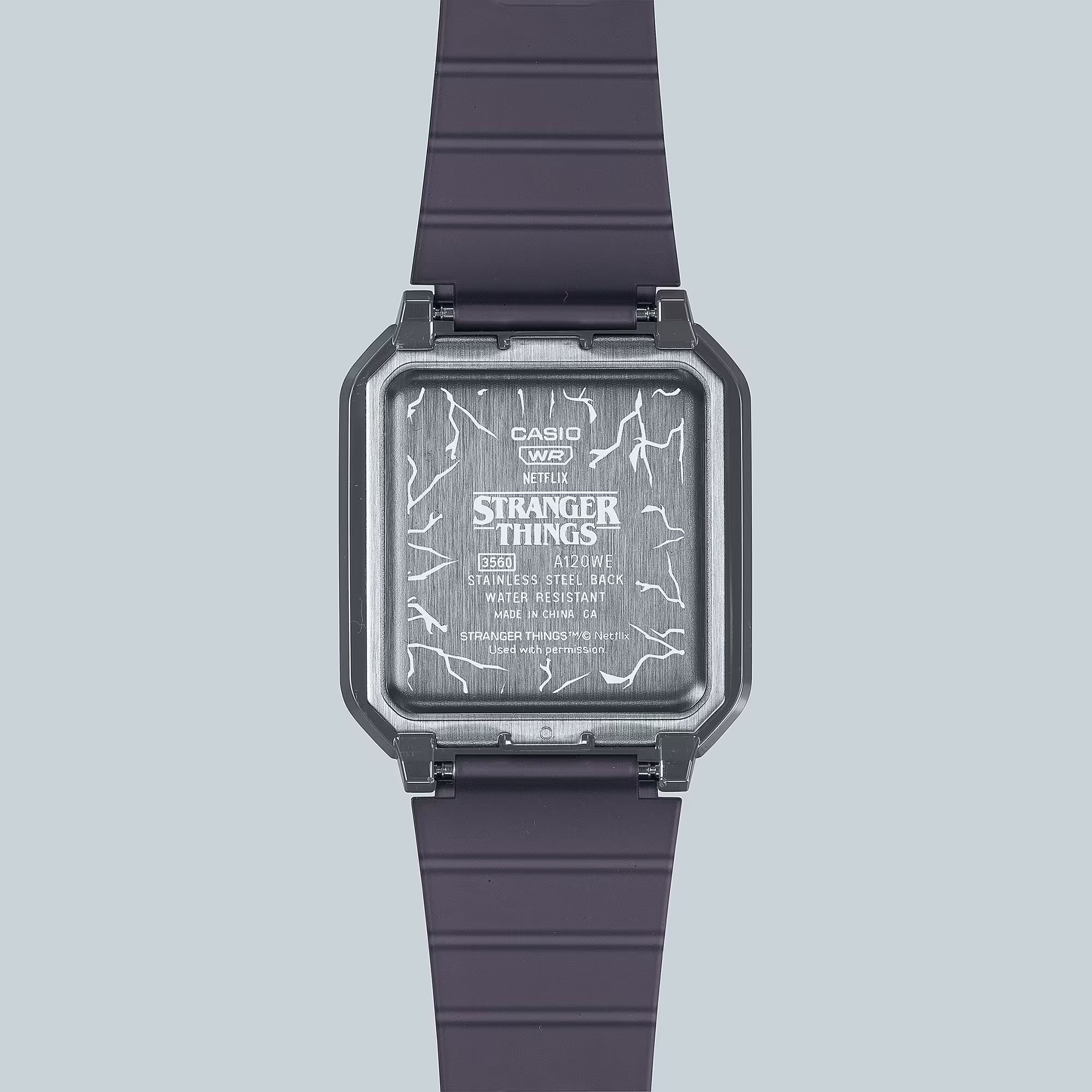 Orologio Unisex Casio Acciaio Nero Quarzo Digitale Stranger Things A120WEST-1AER