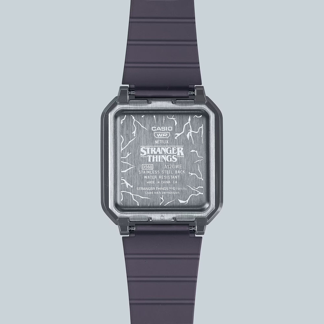 Orologio Unisex Casio Acciaio Nero Quarzo Digitale Stranger Things A120WEST-1AER