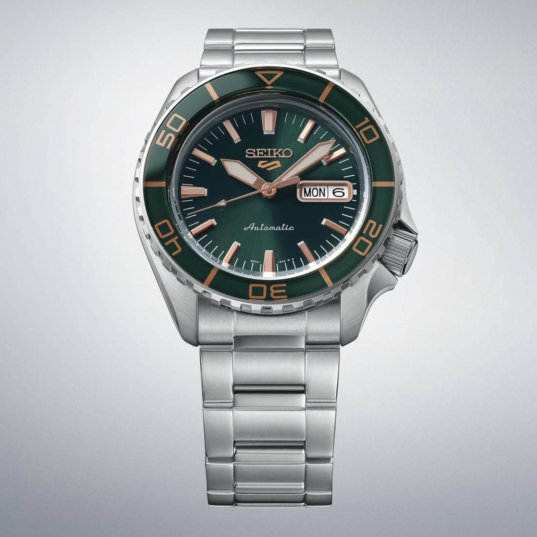 Orologio Uomo Seiko 5 Automatico SKX Verde Rosè HDB005K1