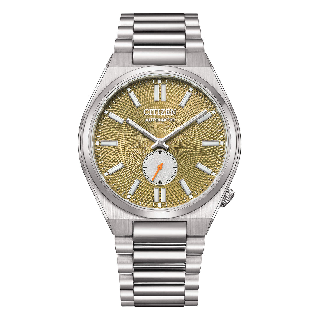 Orologio Uomo Citizen Tsuyosa Piccola Secondi Sabbia Guillochè NK5010-51X