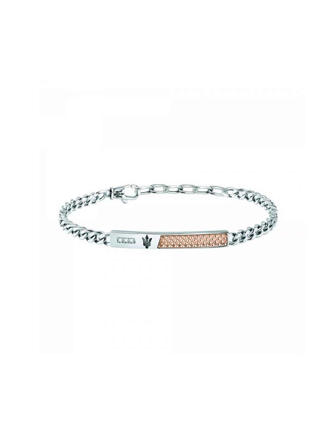 Bracciale Uomo Maserati Acciaio Diamanti JM521ATY14