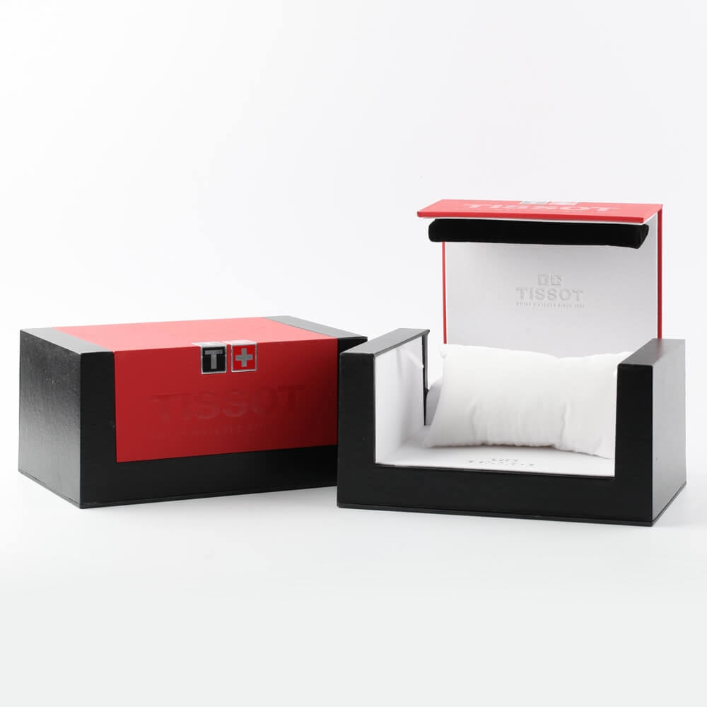 Orologio Uomo Automatico Tissot Couturier acciaio doppia data  T0354071103101