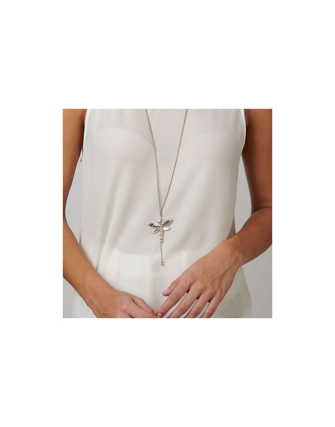 Collana Donna Uno De 50 con libellula COL0976MTL0000U