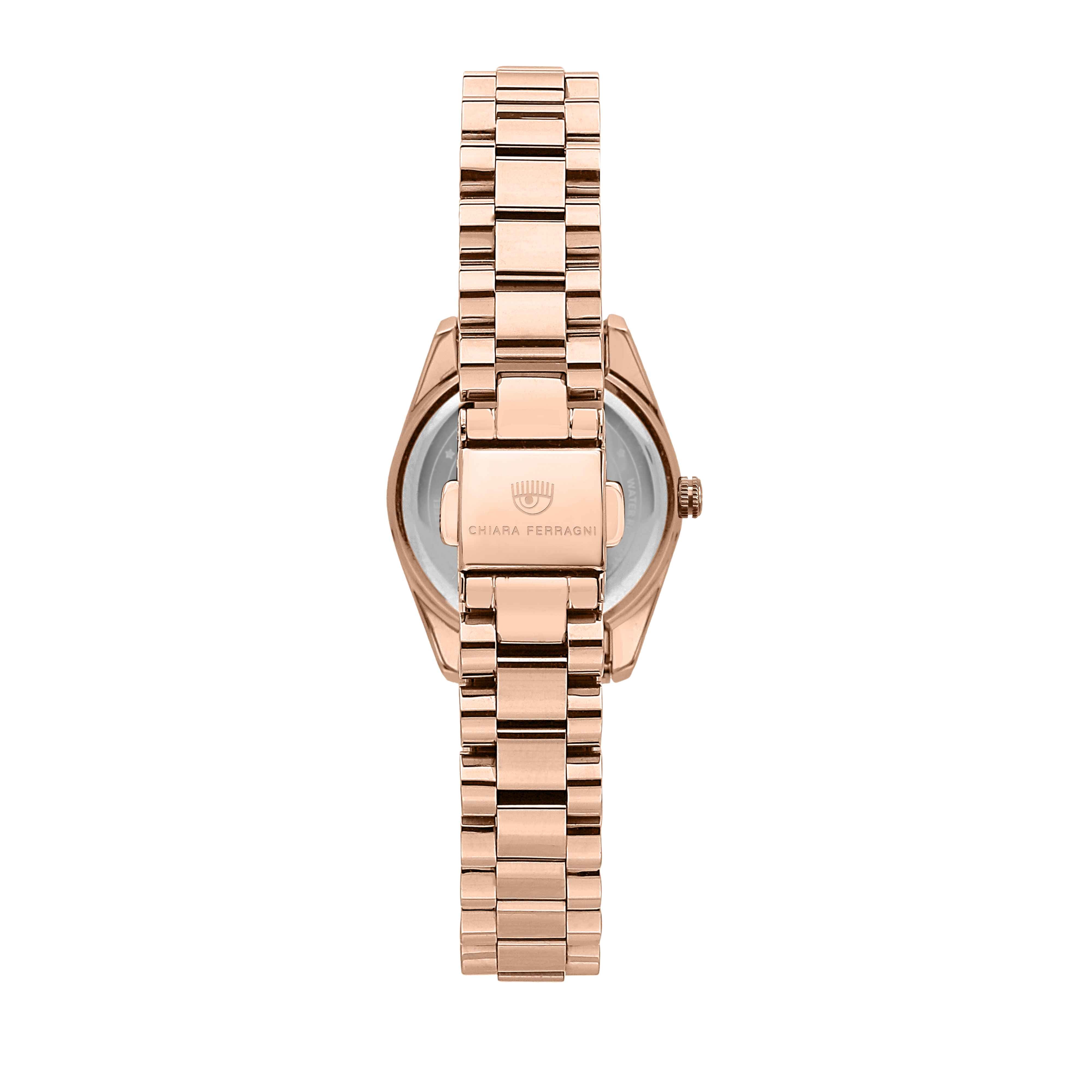 Orologio Donna Chiara Ferragni Quarzo Solo Tempo Acciaio Rosè