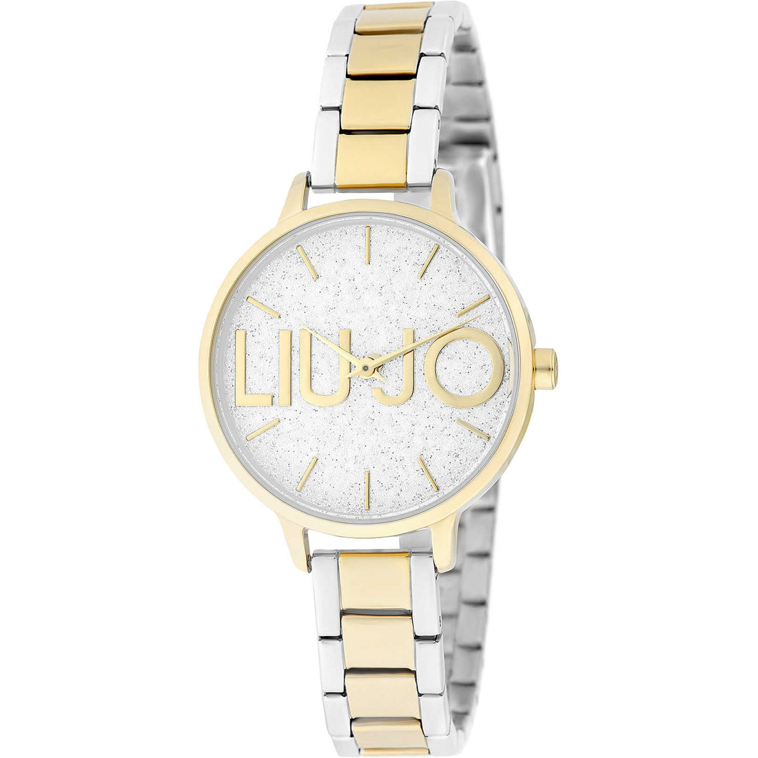 Orologio Donna Liu Jo Acciaio dorato Solo Tempo Quarzo quadrante glitterato TLJ1788
