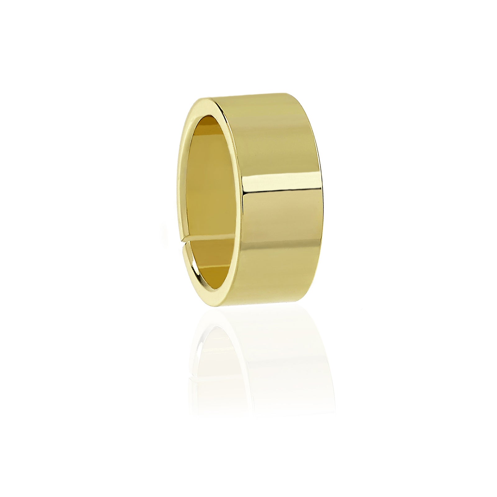 Anello Uomo Unoaerre Acciaio dorato a Fascia 560836