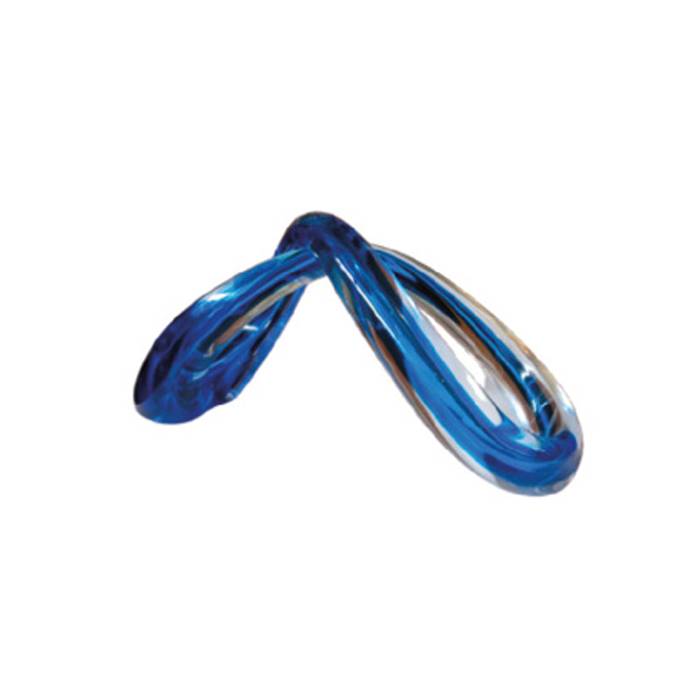 Scultura Cristallo Onlylux Sogninfiniti 26,5 cm Blu OL03485