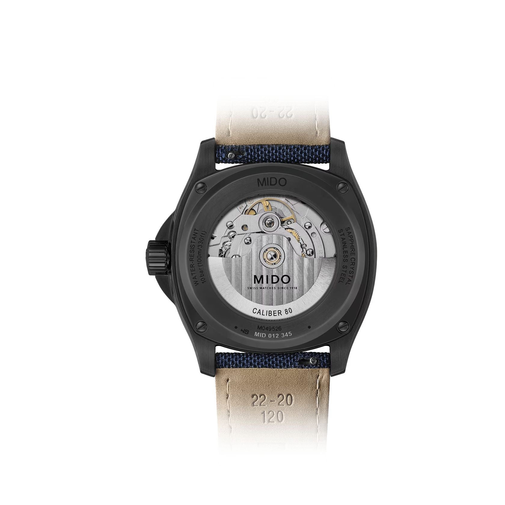 Orologio Uomo Mido Automatico Multifort TV Blu Nero M0495263704100