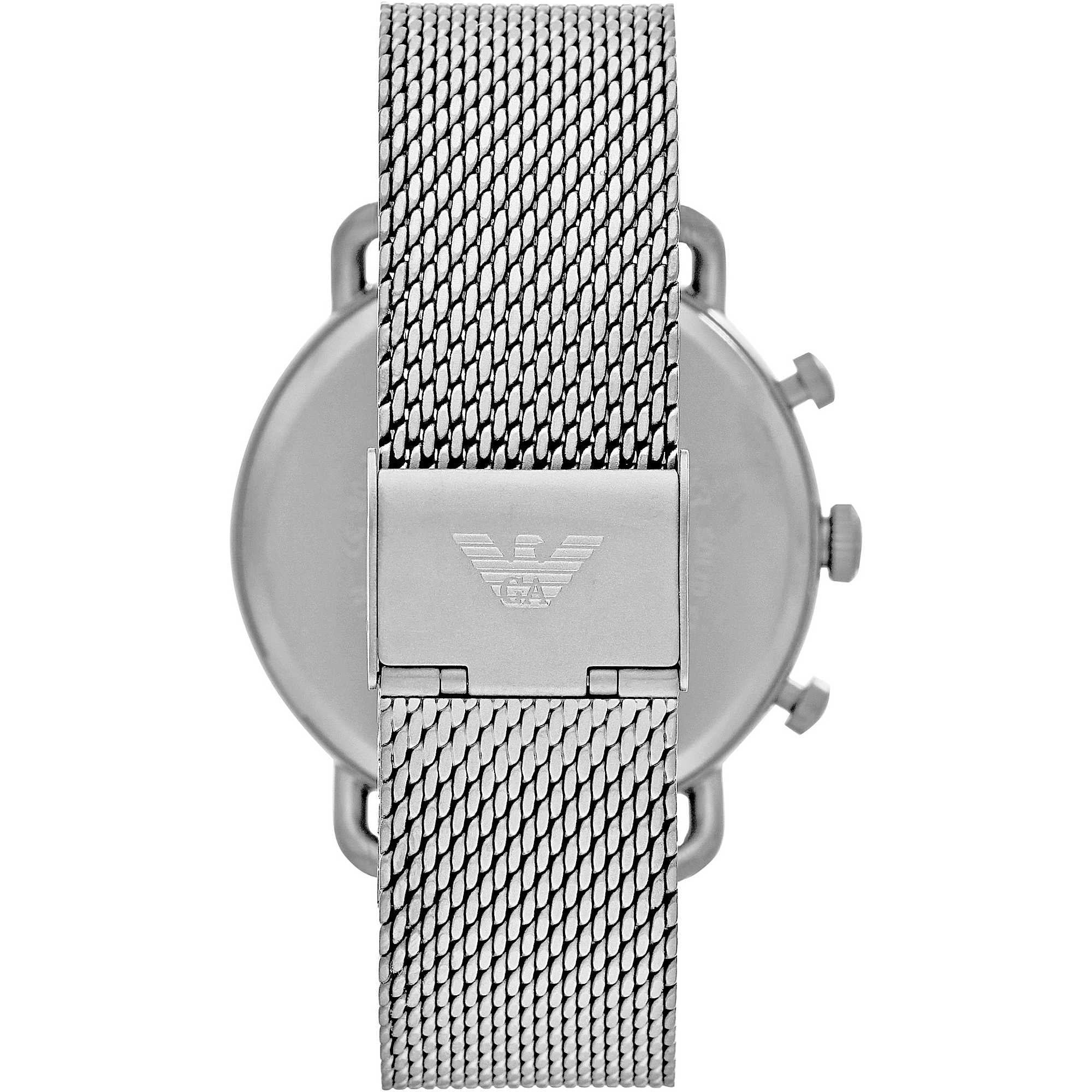 Orologio Uomo Emporio Armani Cronografo Vetro Bombato Ambra E Datario ART11288
