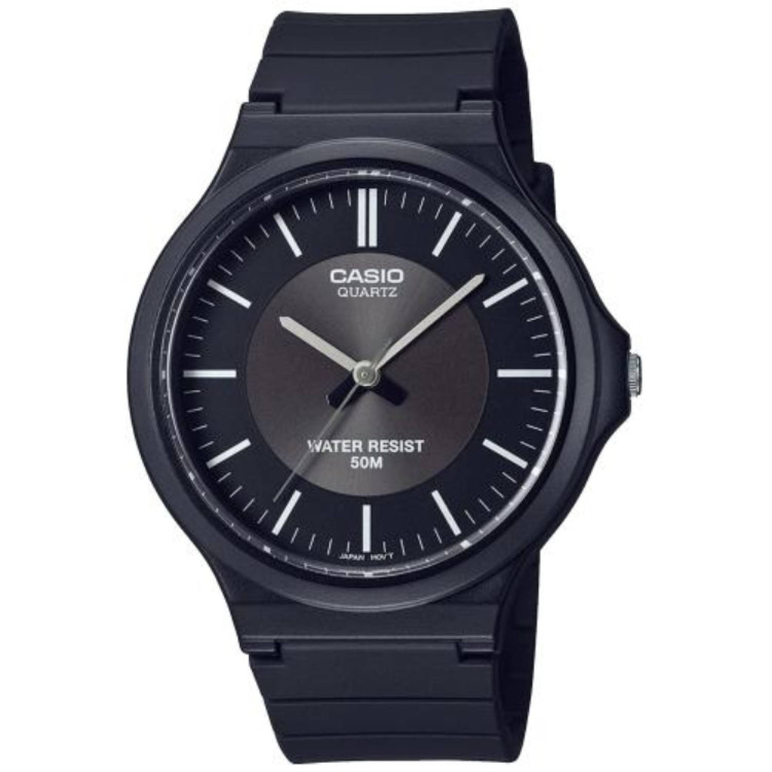 Orologio Uomo Plastica Casio Quarzo MW-240-1E33VEF Analogico Nero Solo Tempo