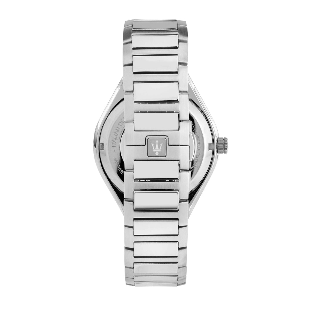 Orologio Uomo Maserati Acciaio Satinato Automatico Scheletrato Blu R8823142004