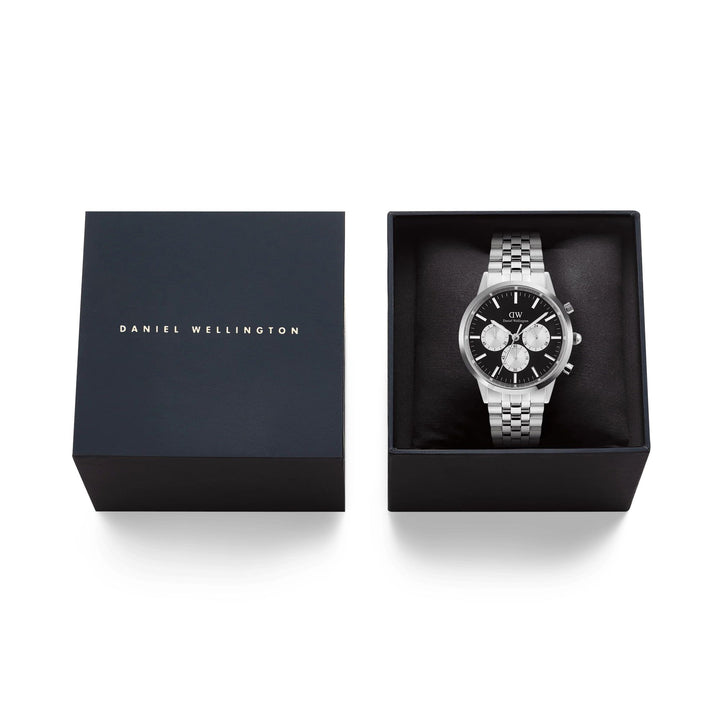 Orologio Uomo Daniel Wellington Iconic Cronografo Nero DW00100873