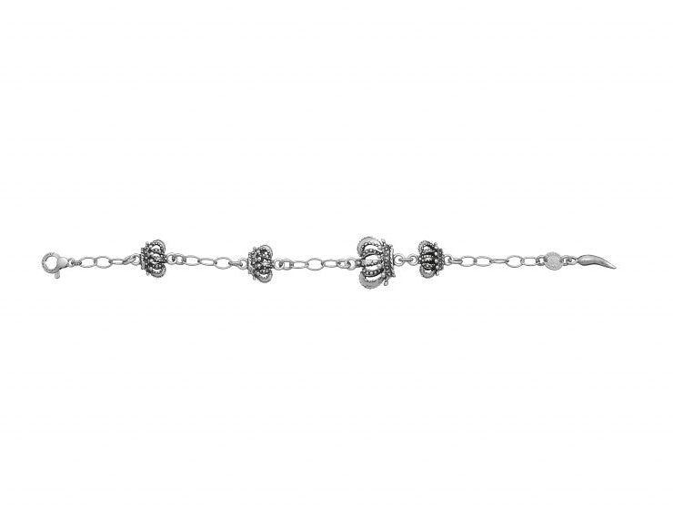 Bracciale Donna Giovanni Raspini Argento 925 Lavorazione Corone 07934