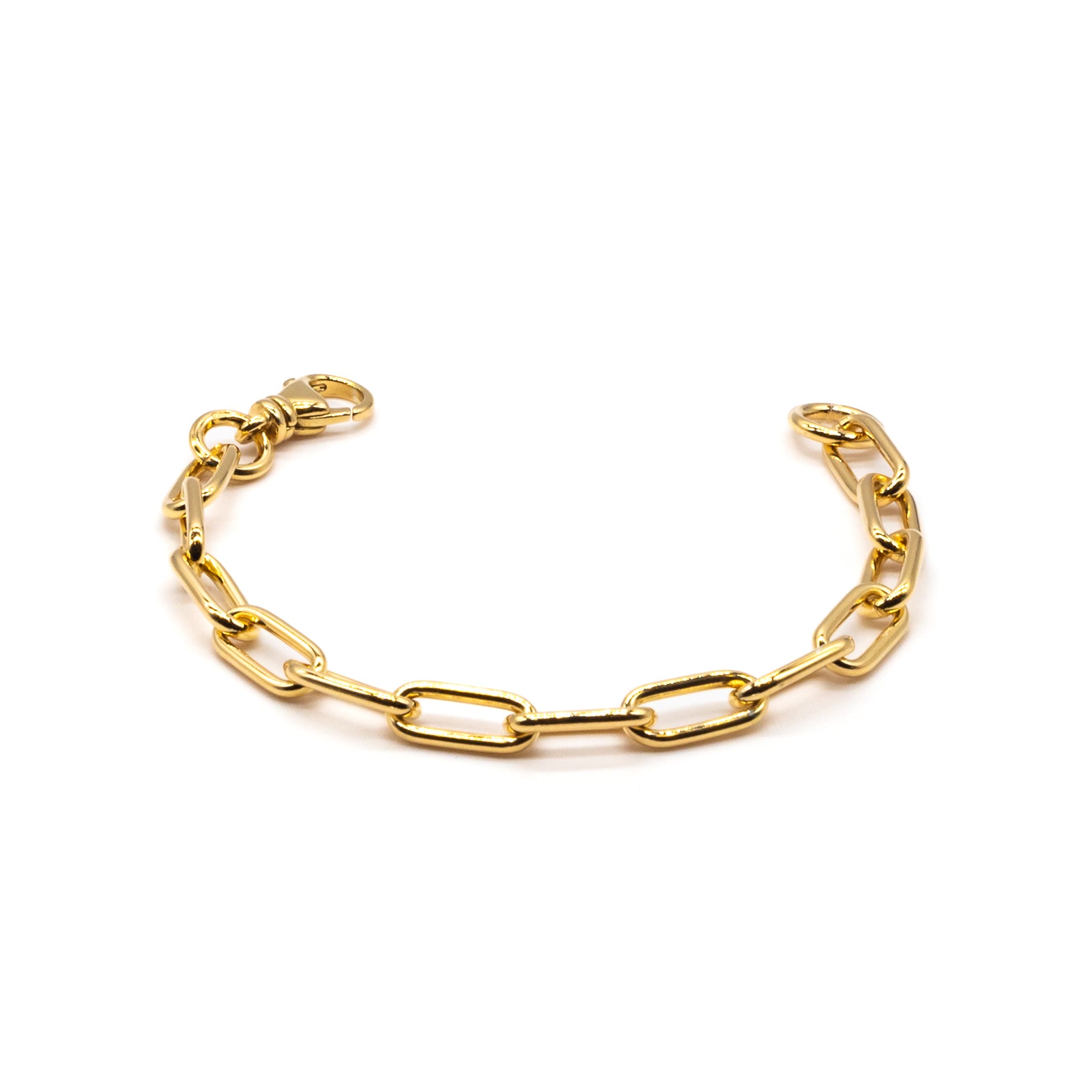 Bracciale Donna Re Mida Argento 925 Dorato A Catena B001