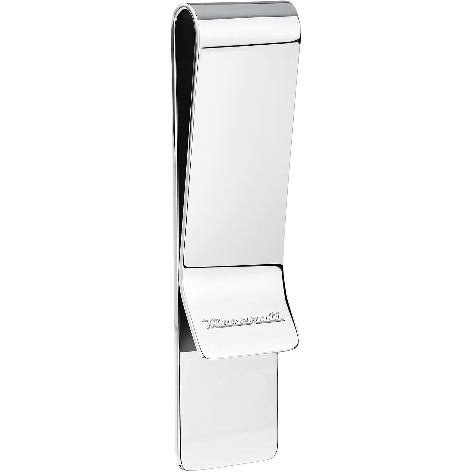 Fermasoldi Uomo Acciaio e PVD Blu Maserati Con Logo Centrale JM225AVD93