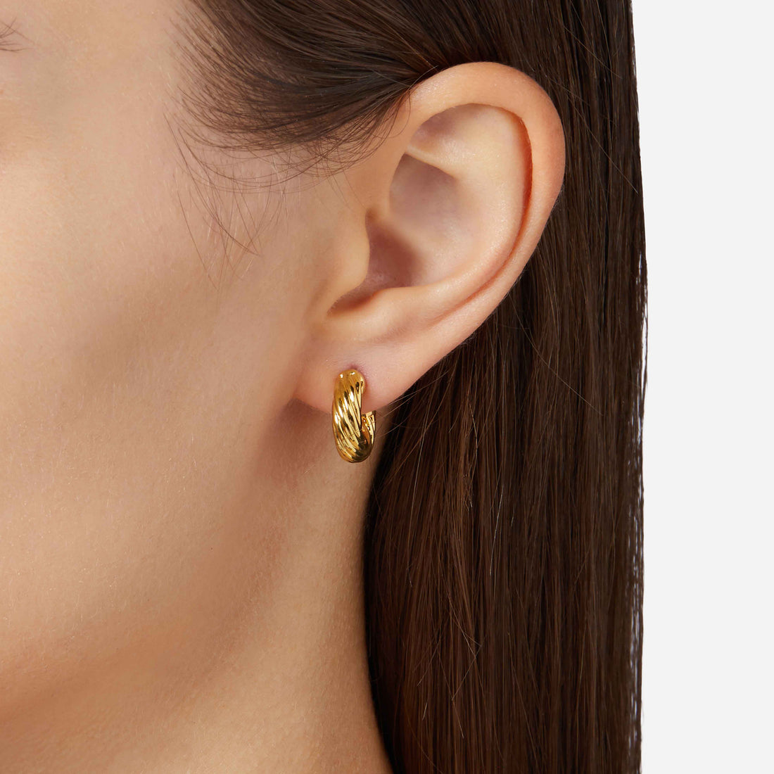 Anello Donna Chiara Ferragni Acciaio Dorato Cerchio Piccolo Intrecciato J19AXP12