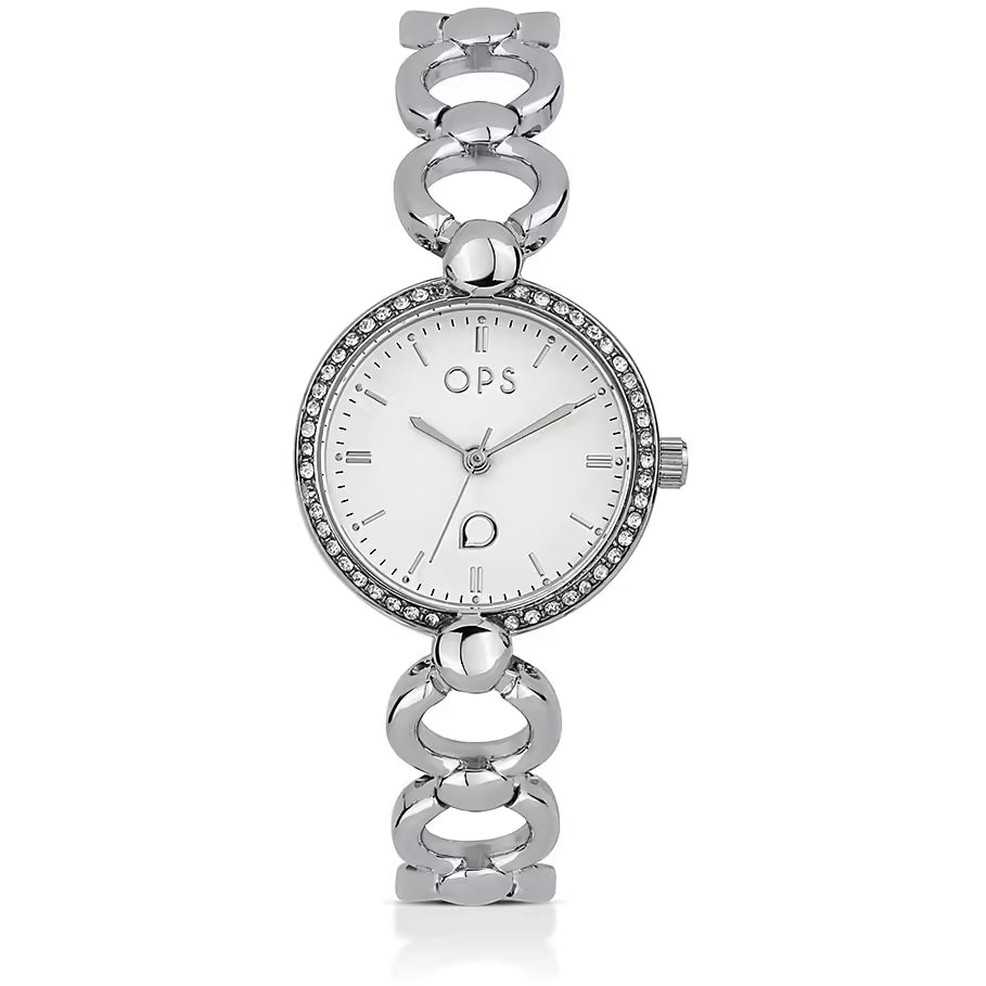 Orologio Donna Ops Acciaio Classic Chain Quarzo Solo Tempo OPSPW-965-3400