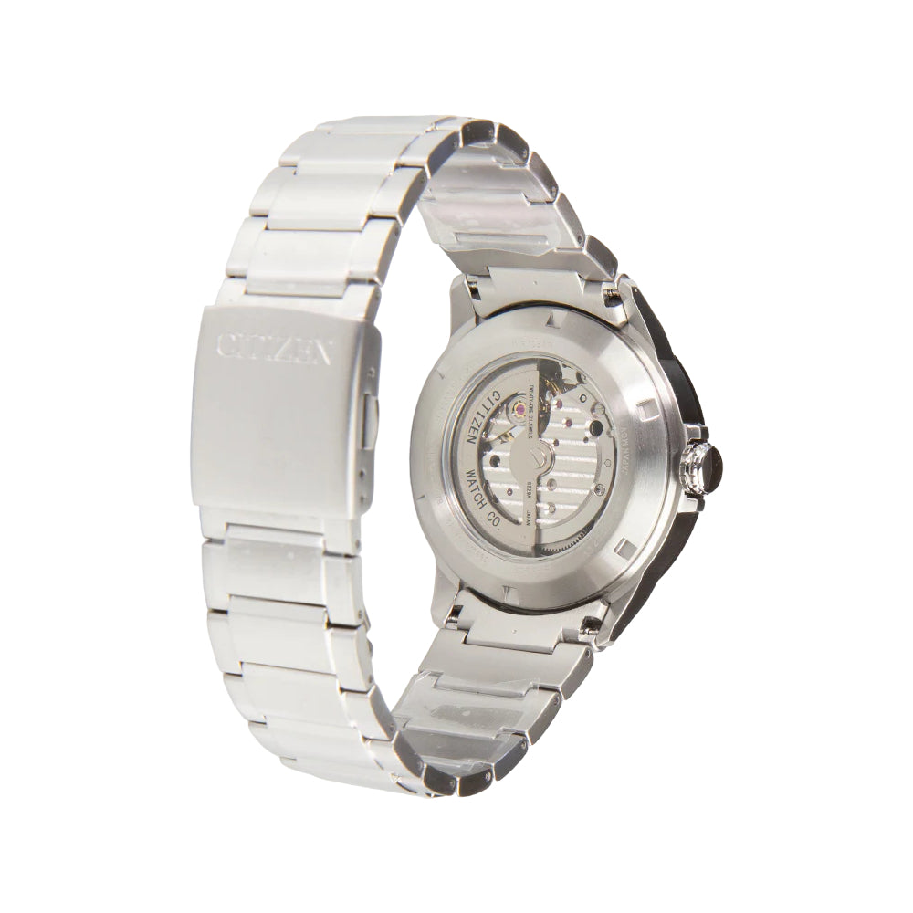 Orologio Uomo Citizen Automatico Blu Open Heart Titanio Satinato NH9120-88L